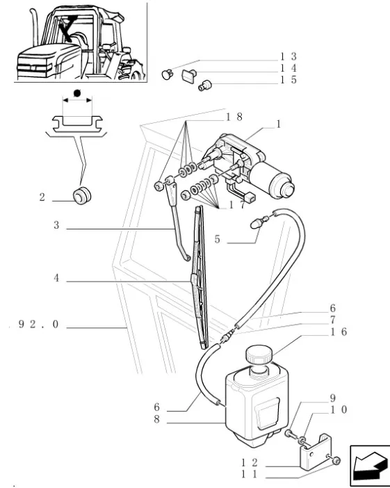 5183083 - Бачок стеклоомывателя